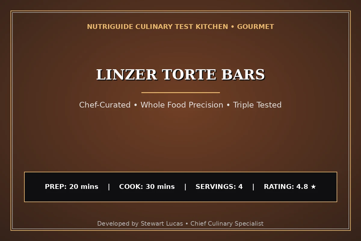 Linzer Torte Bars