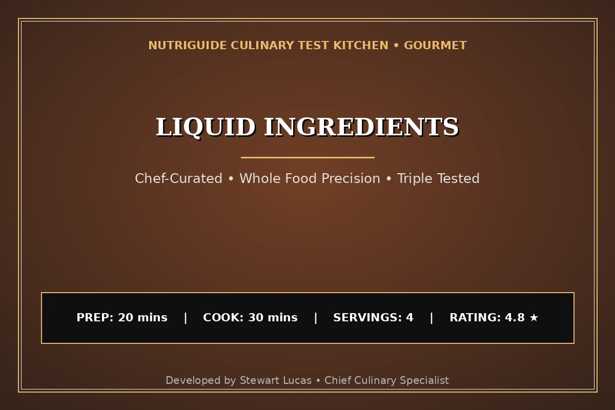Liquid Ingredients