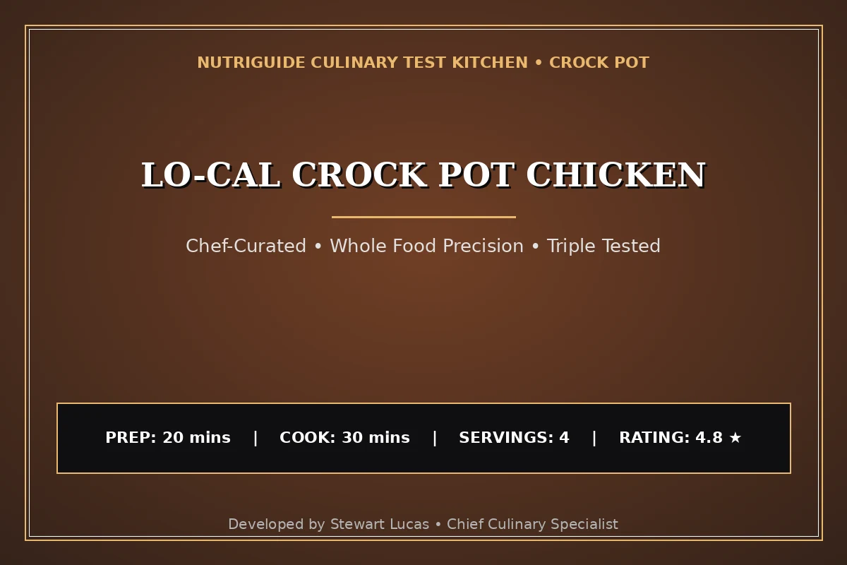 Lo-Cal Crock Pot Chicken
