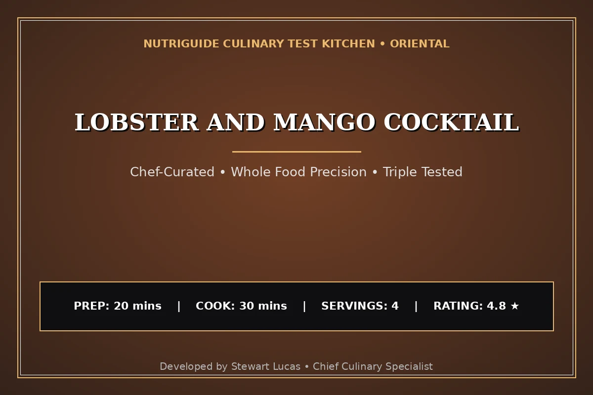 Lobster And Mango Cocktail