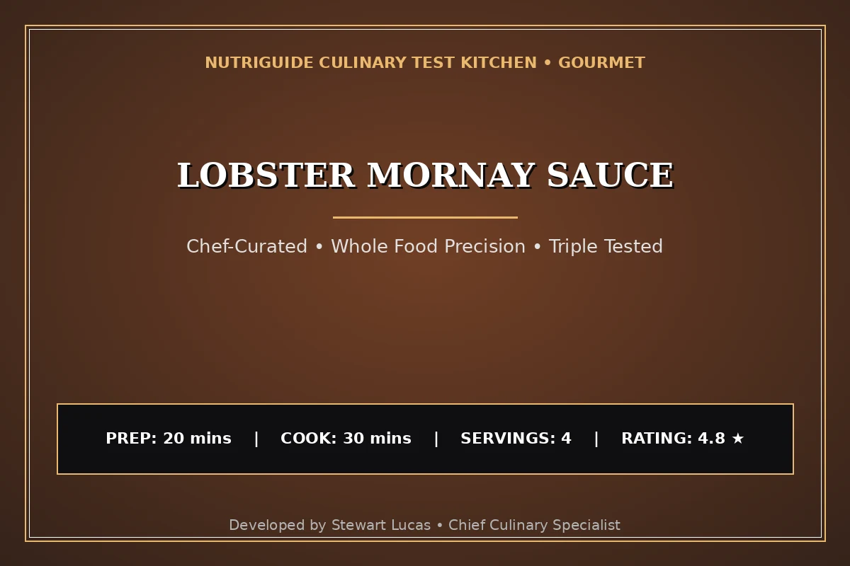 Lobster Mornay Sauce
