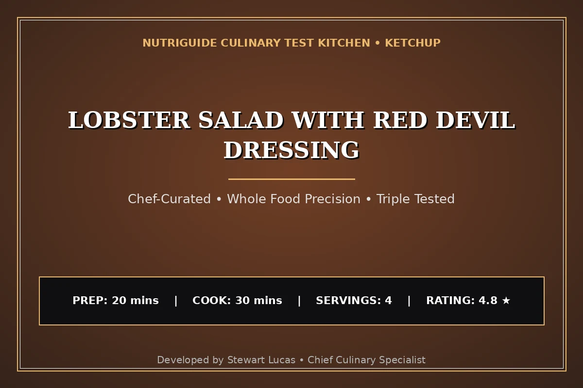 Lobster Salad With Red Devil Dressing