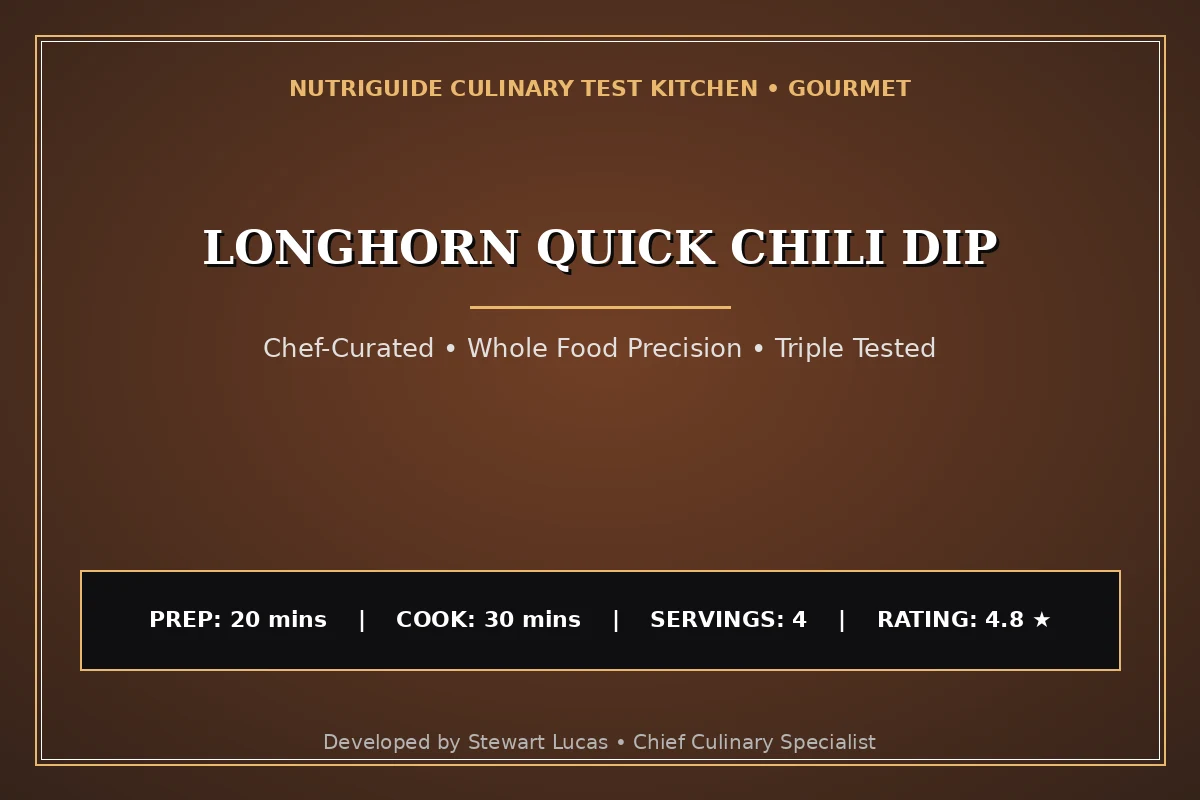 Longhorn Quick Chili Dip