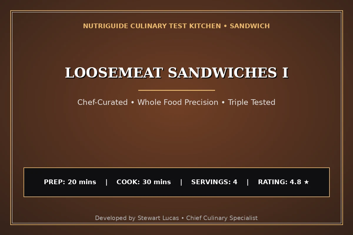 Loosemeat Sandwiches I