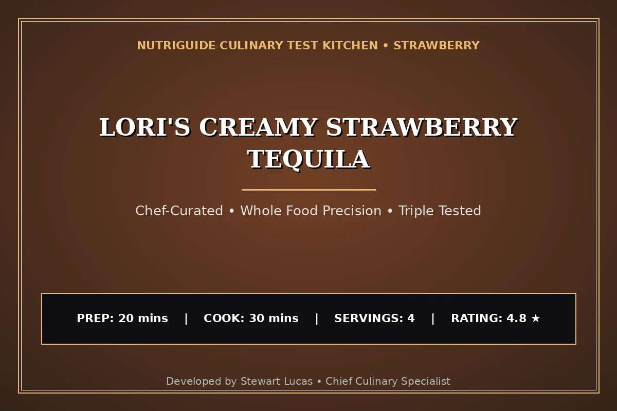 Lori'S Creamy Strawberry Tequila