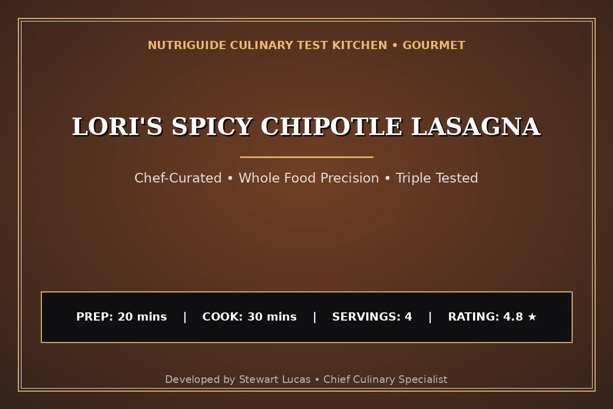 Lori'S Spicy Chipotle Lasagna