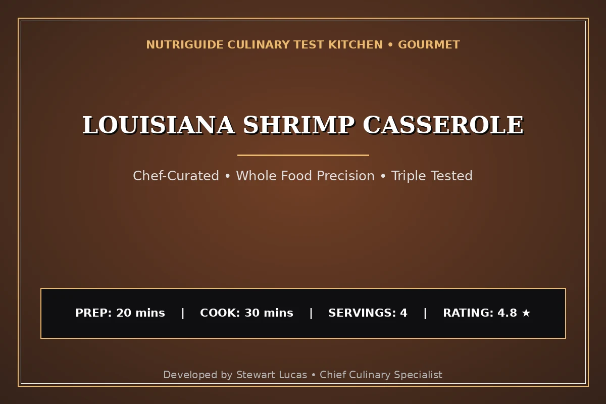 Louisiana Shrimp Casserole