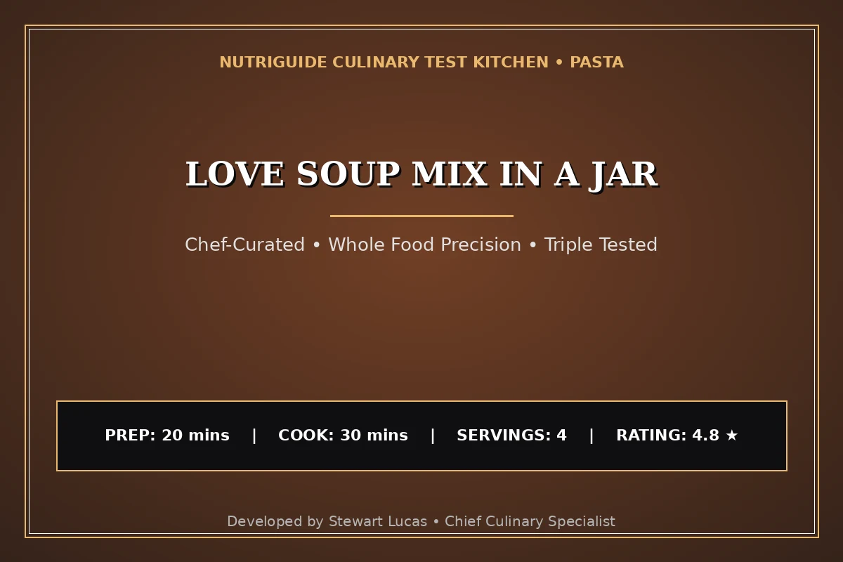 Love Soup Mix In A Jar