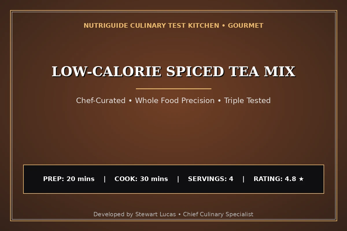 Low-Calorie Spiced Tea Mix