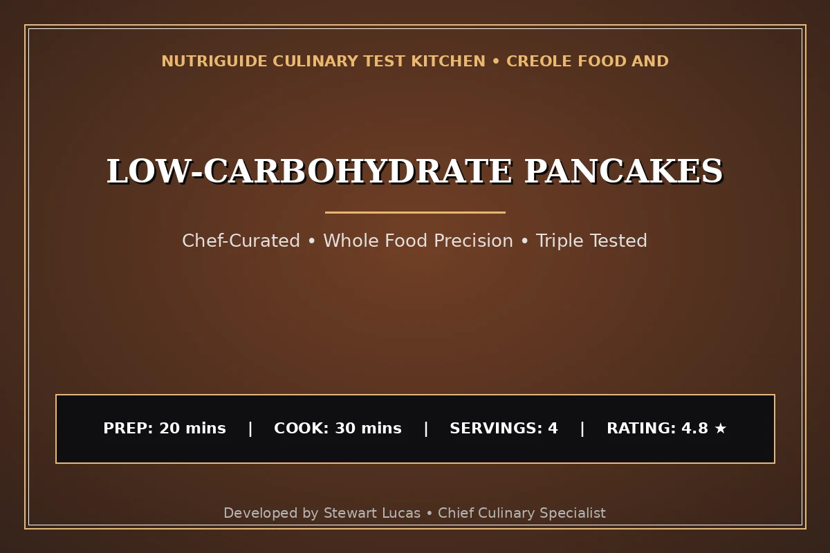 Low-Carbohydrate Pancakes