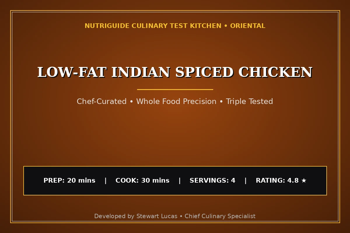 Low-Fat Indian Spiced Chicken