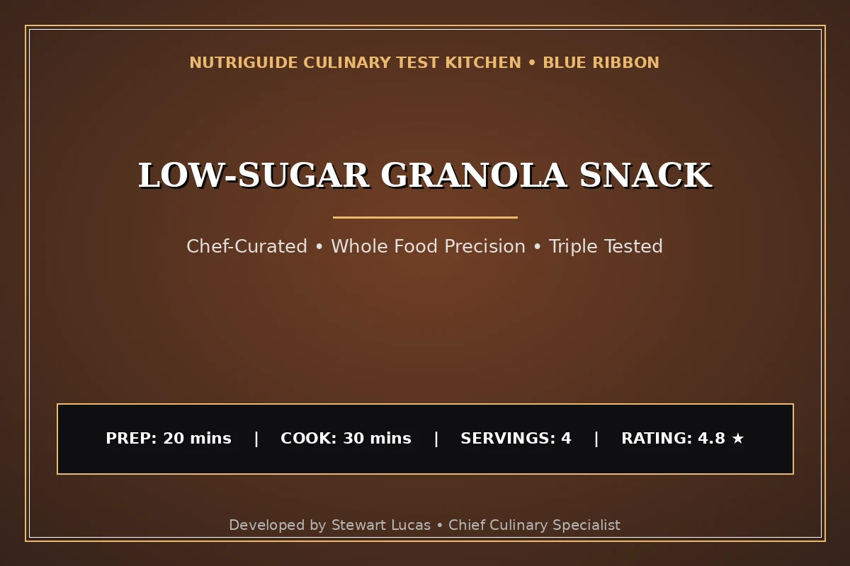Low-Sugar Granola Snack