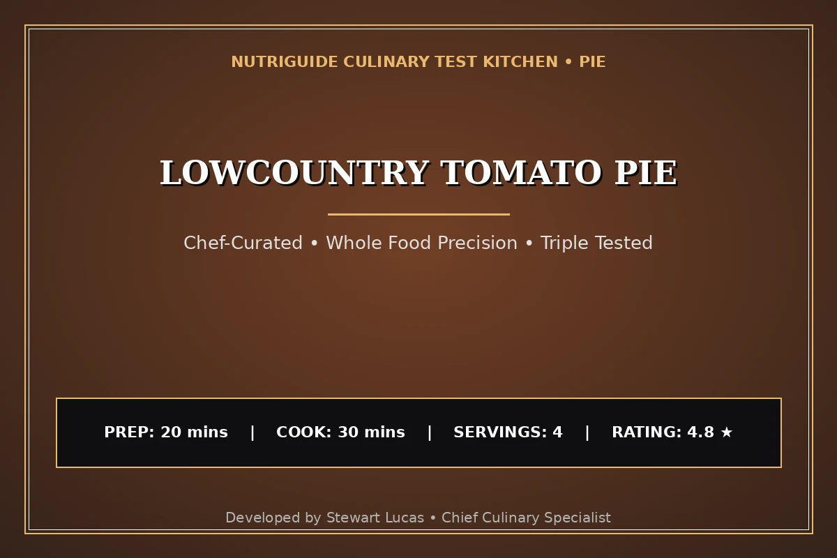 Lowcountry Tomato Pie