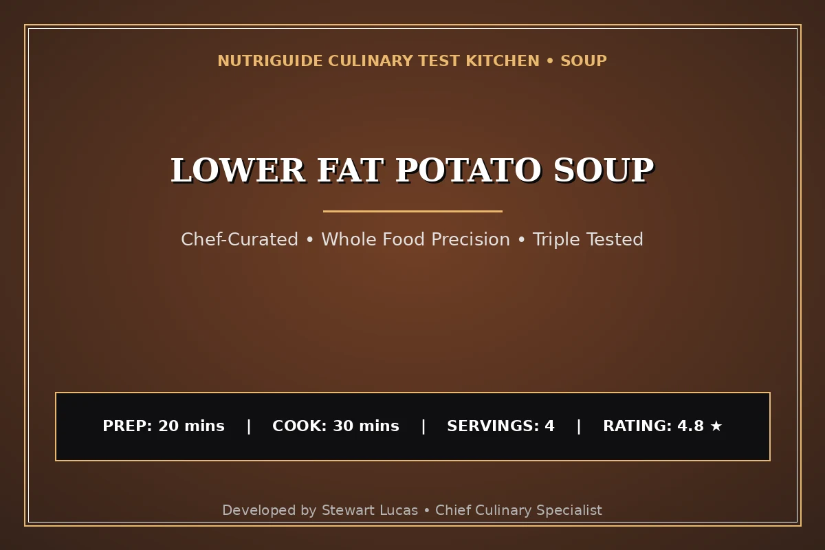 Lower Fat Potato Soup