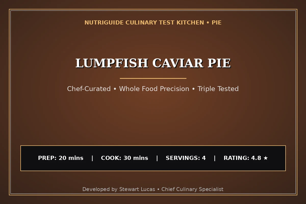 Lumpfish Caviar Pie
