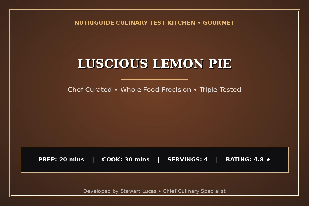 Luscious Lemon Pie