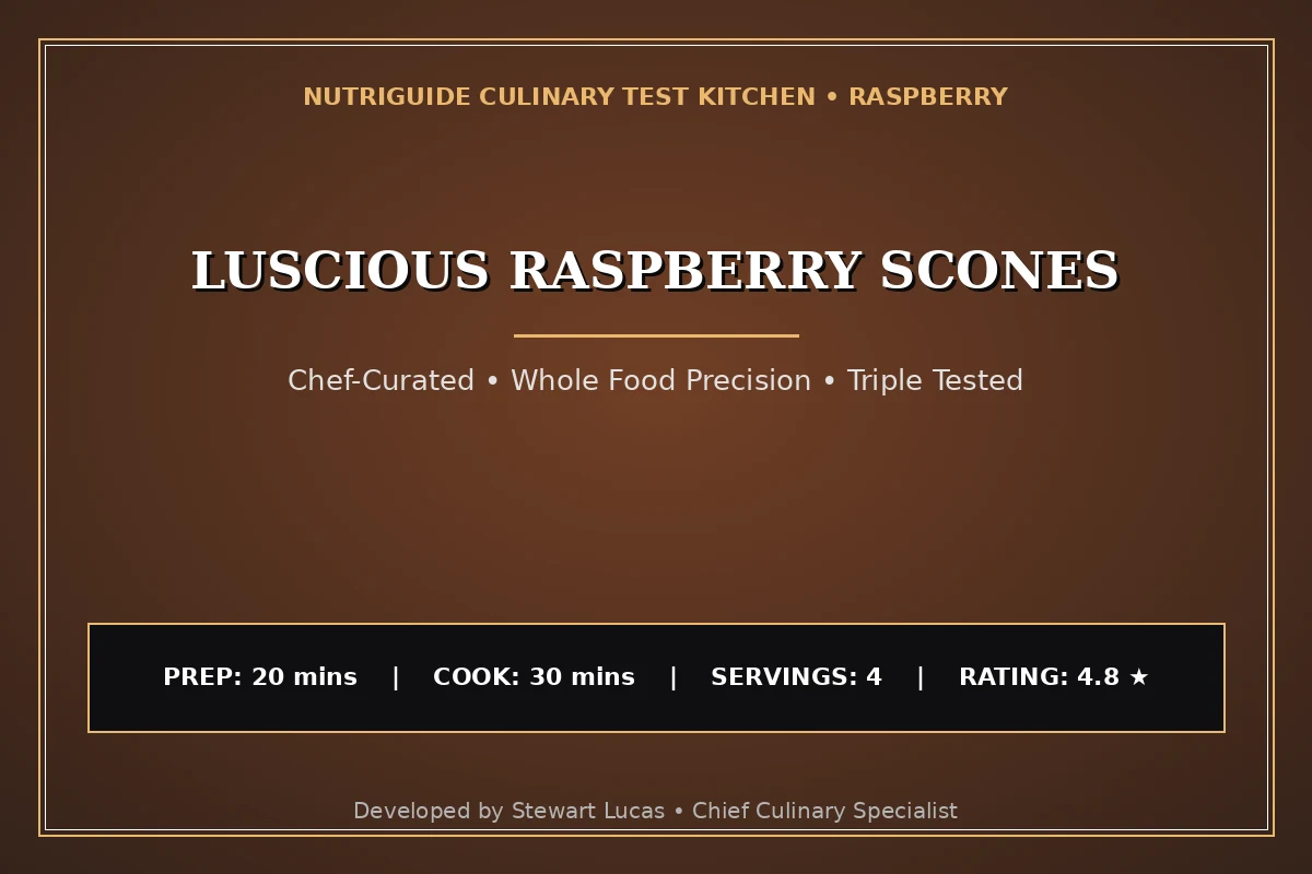 Luscious Raspberry Scones