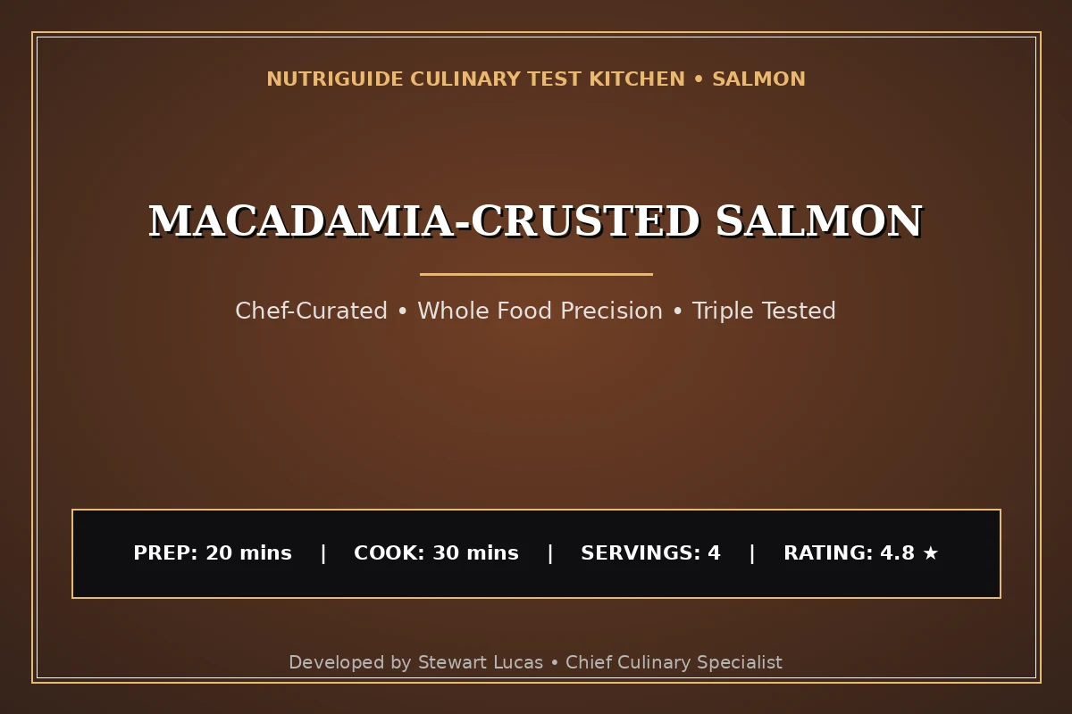 Macadamia-Crusted Salmon