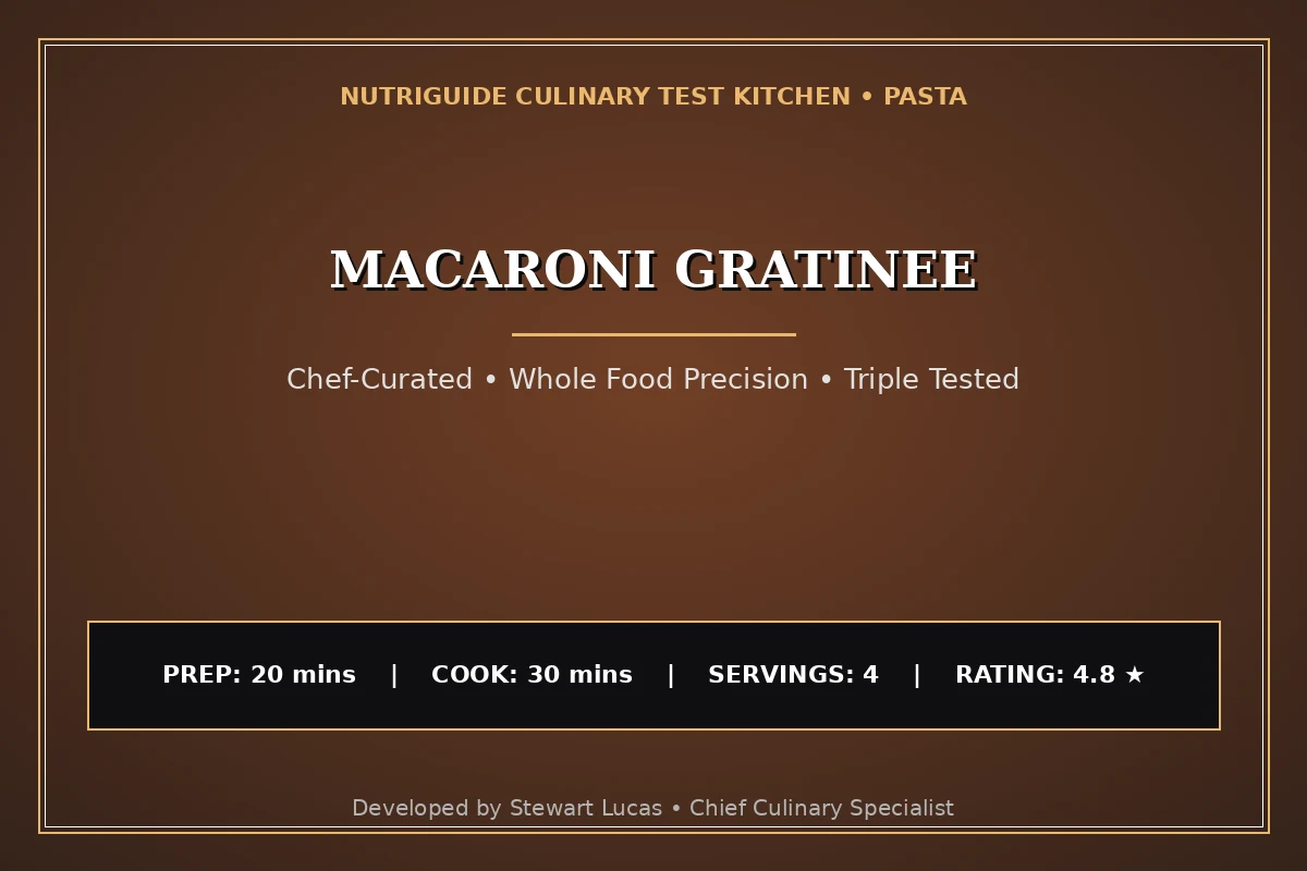 Macaroni Gratinee