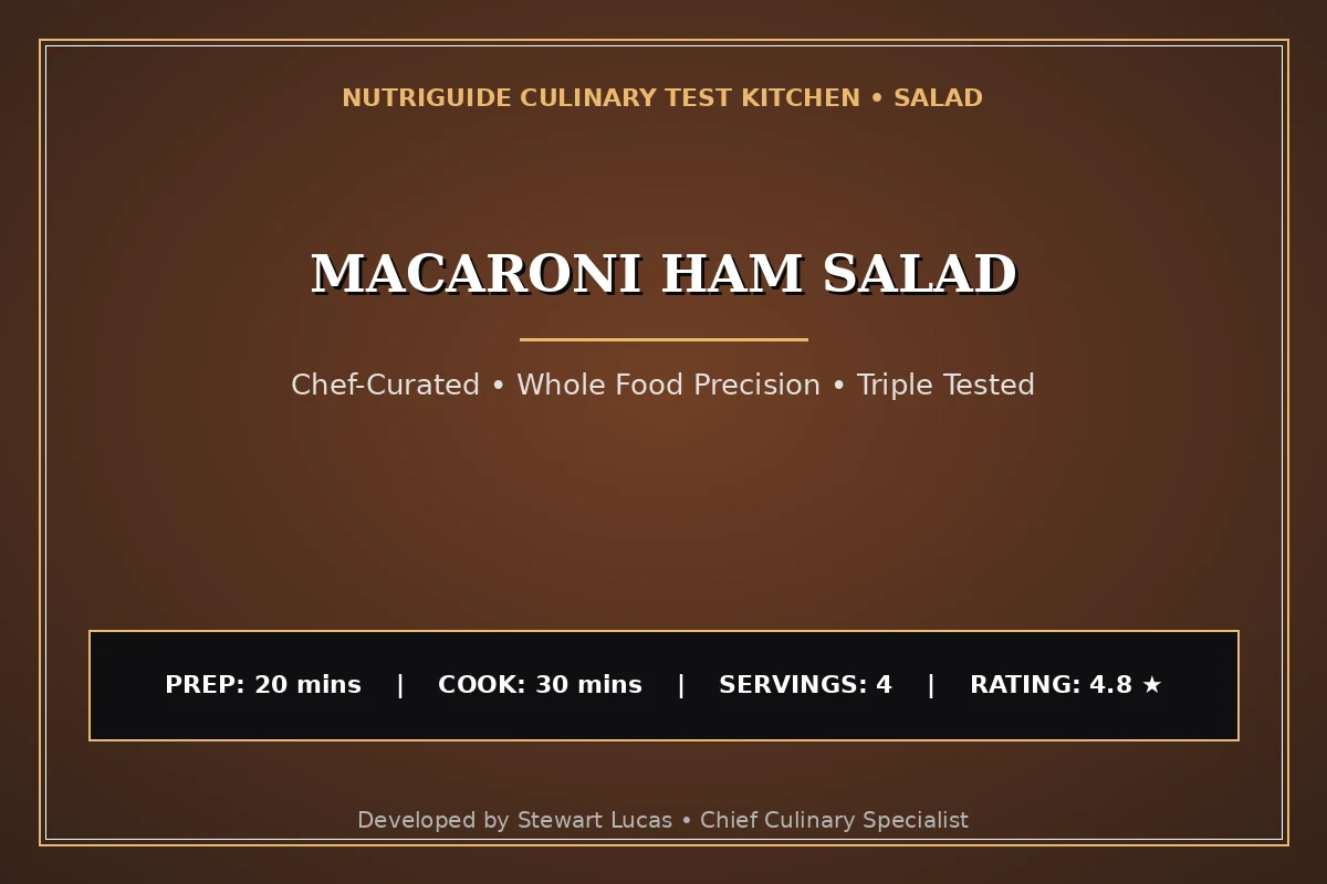 Macaroni Ham Salad