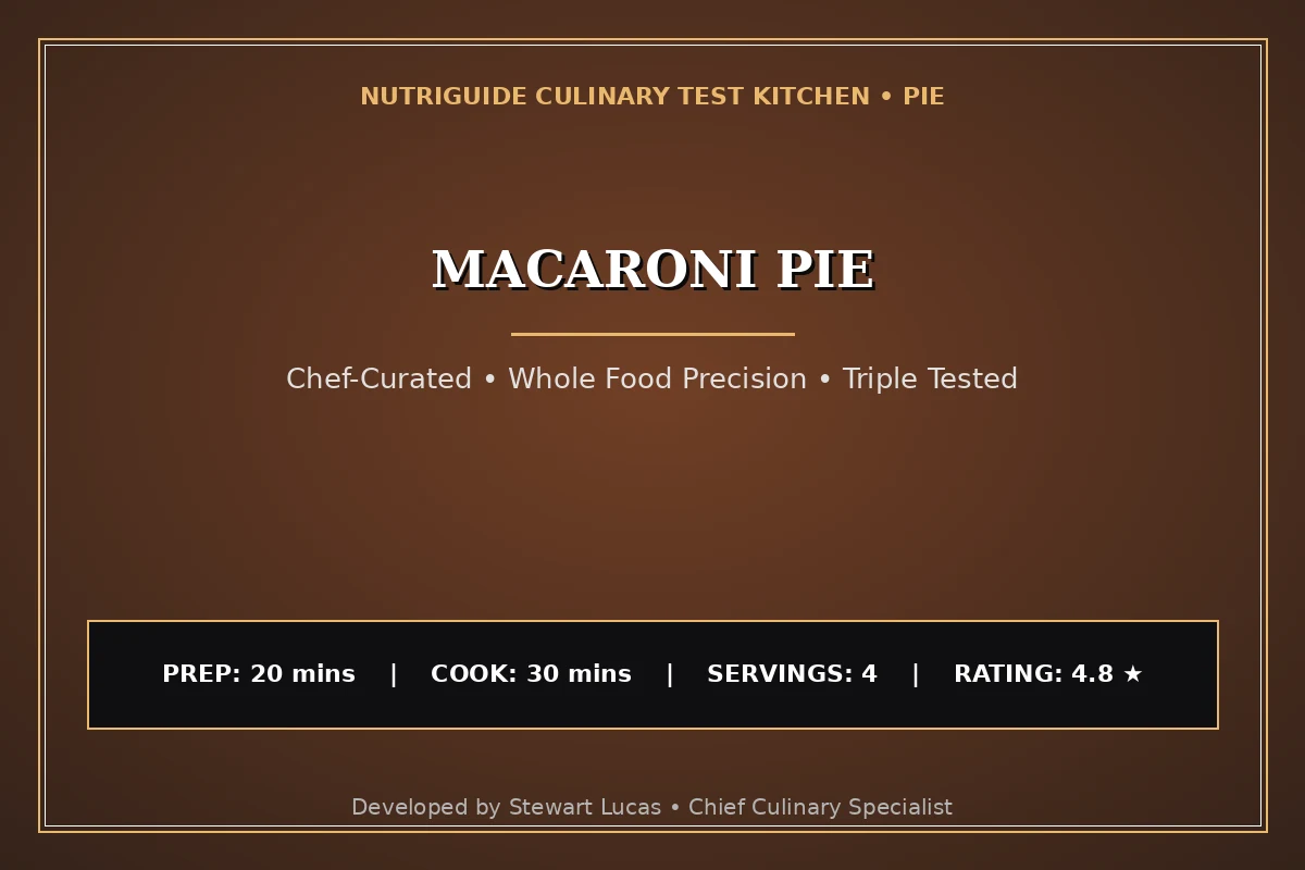Macaroni Pie