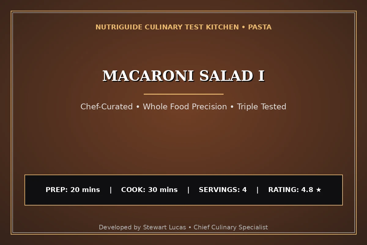 Macaroni Salad I