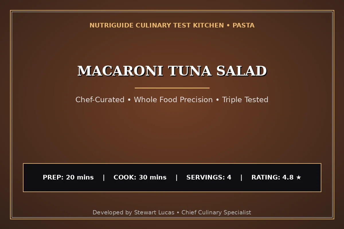 Macaroni Tuna Salad