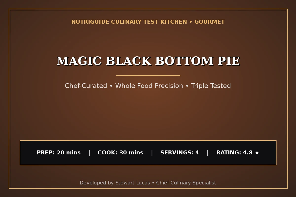 Magic Black Bottom Pie