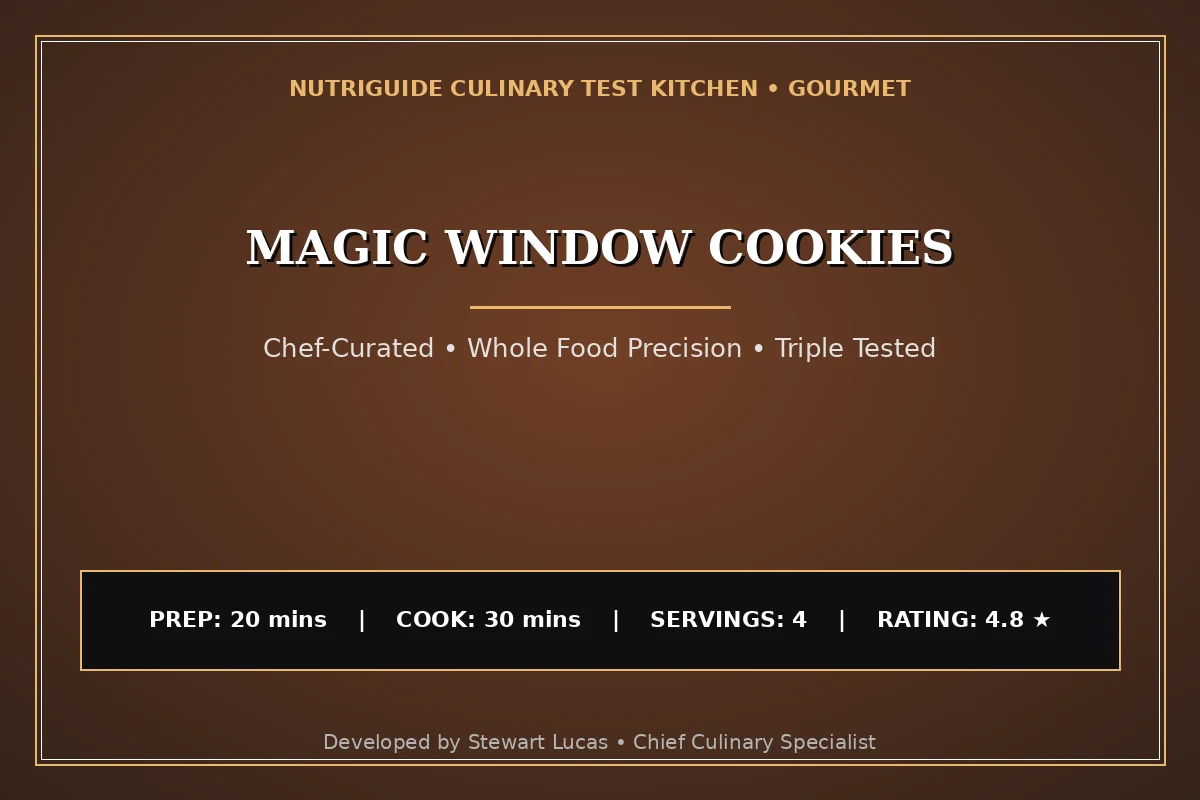 Magic Window Cookies