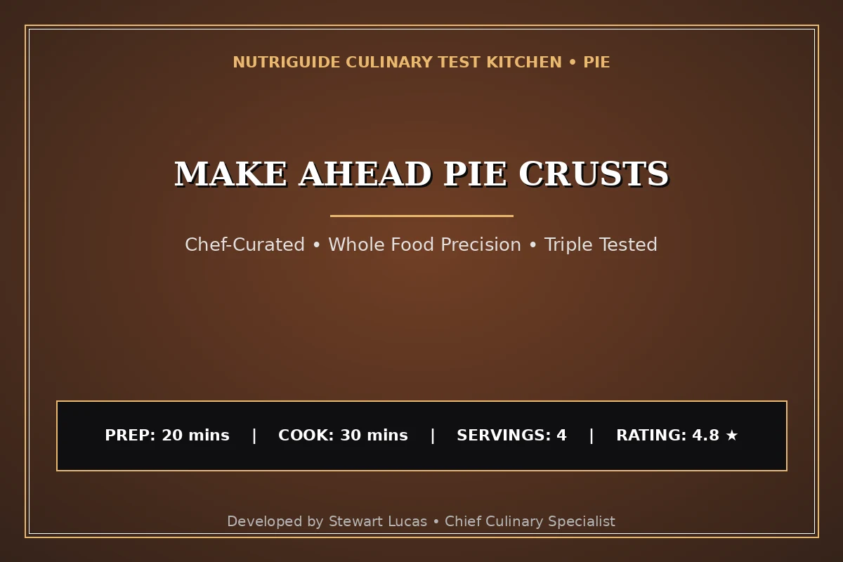Make Ahead Pie Crusts