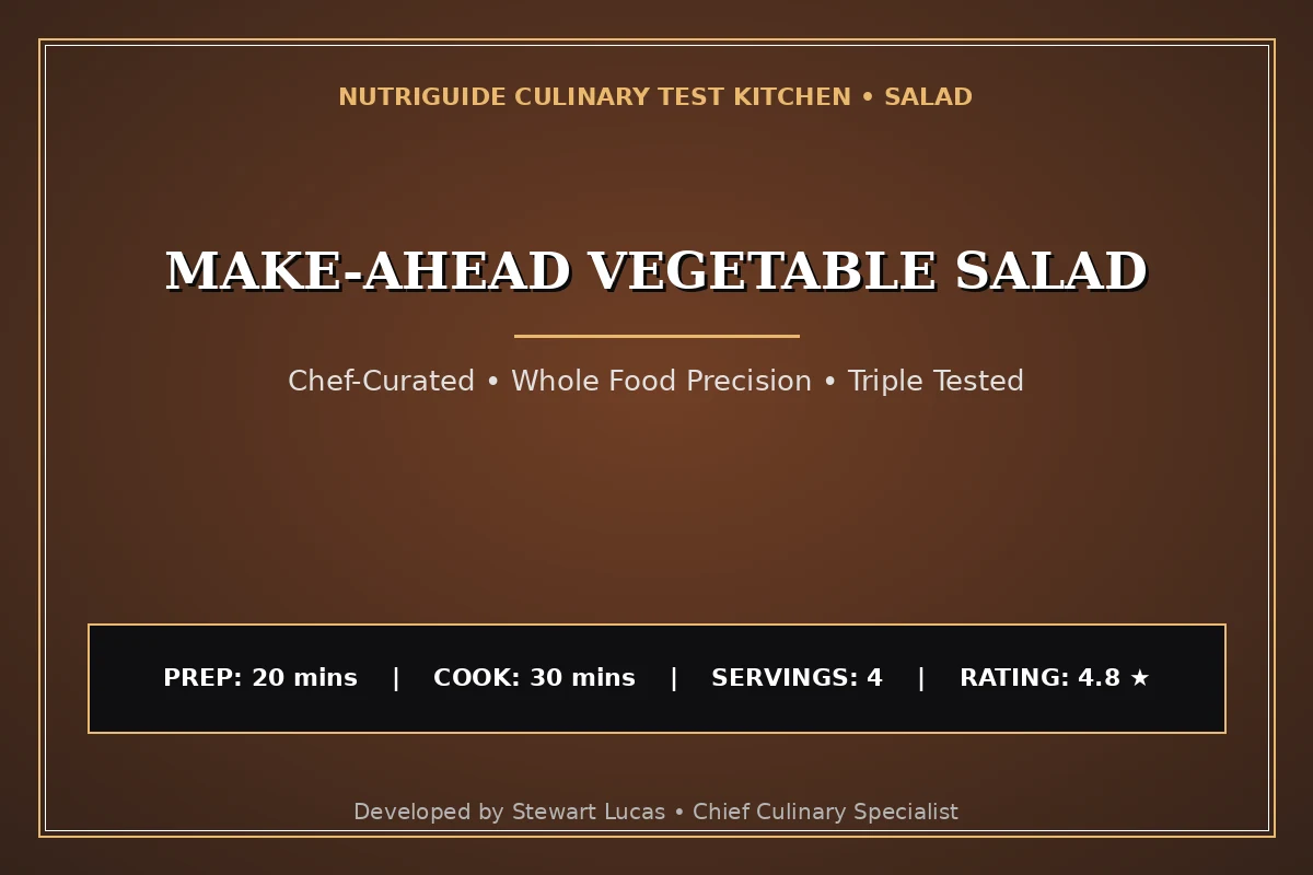 Make-Ahead Vegetable Salad