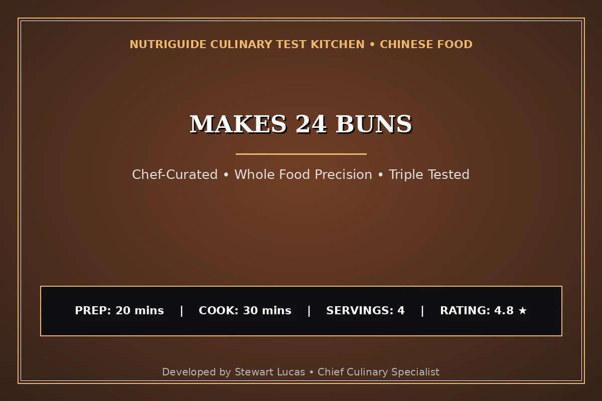 Makes 24 Buns