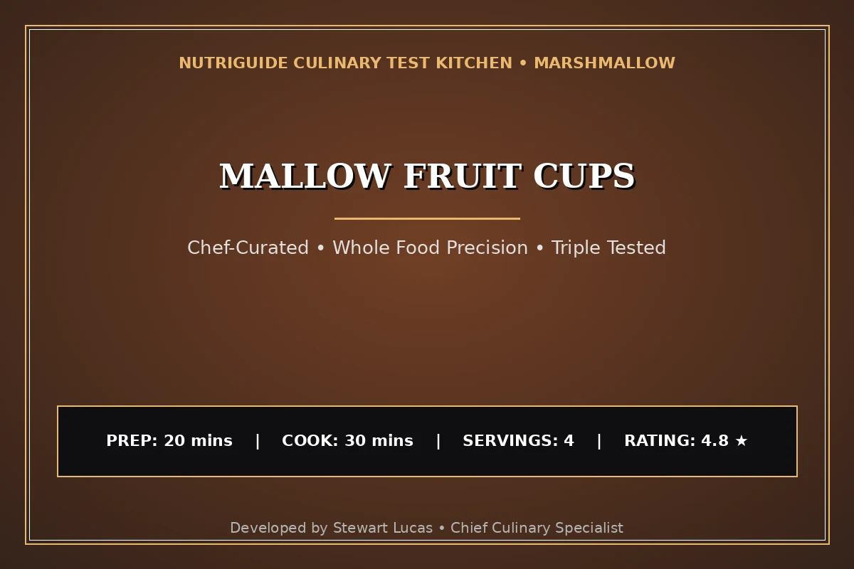 Mallow Fruit Cups