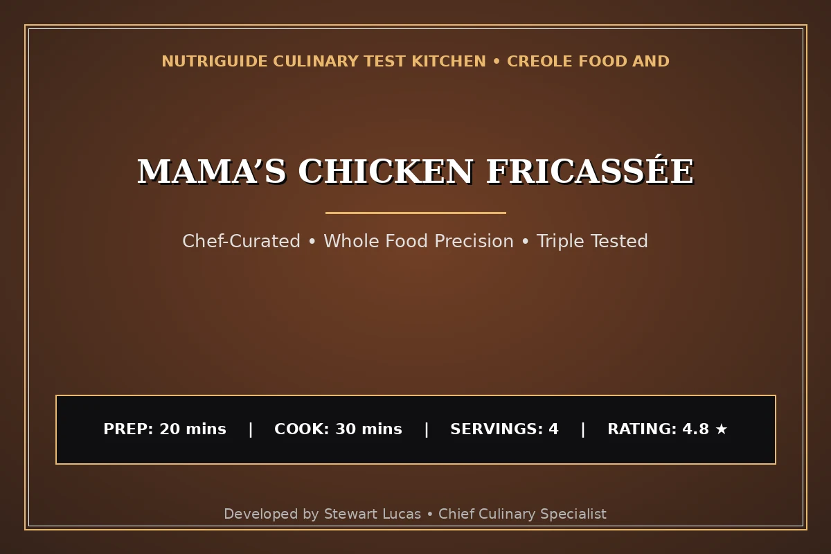 Mama’S Chicken Fricassée