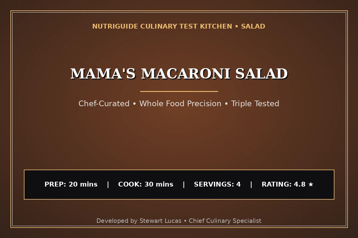 Mama'S Macaroni Salad