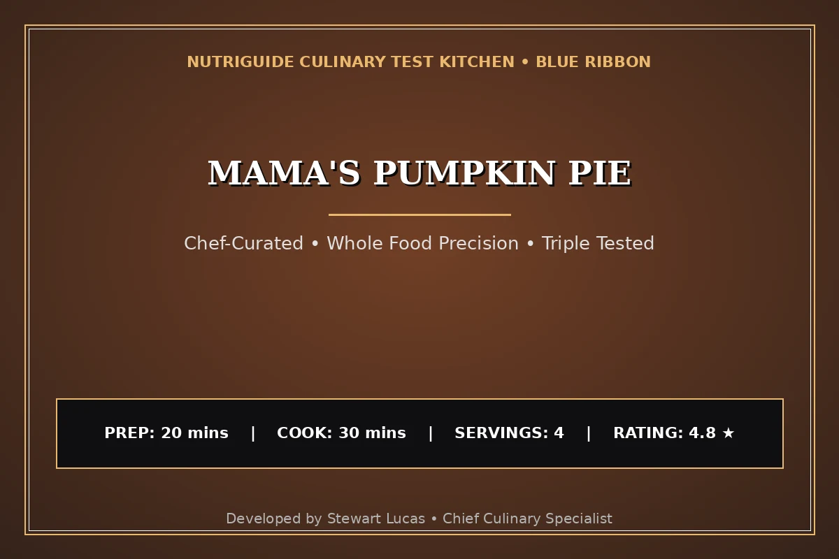 Mama'S Pumpkin Pie