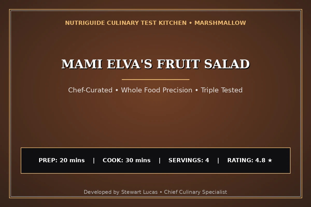 Mami Elva'S Fruit Salad