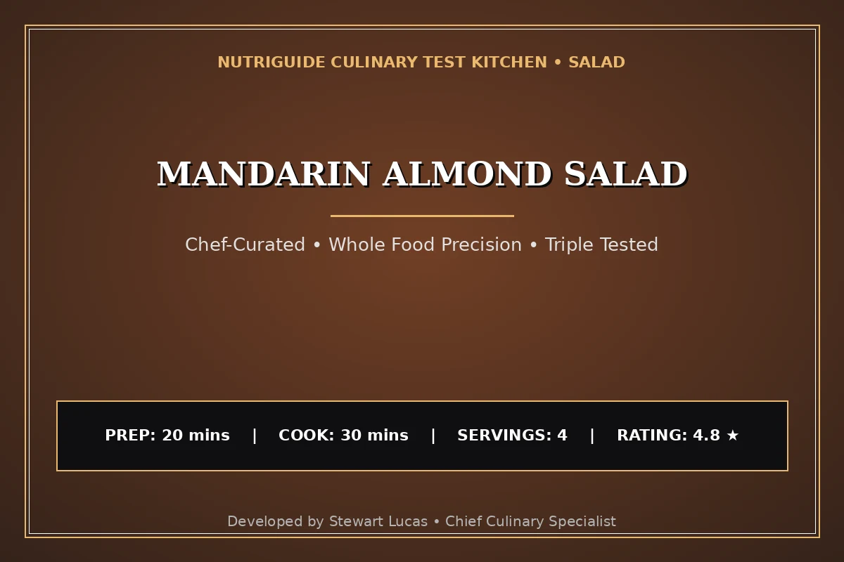 Mandarin Almond Salad