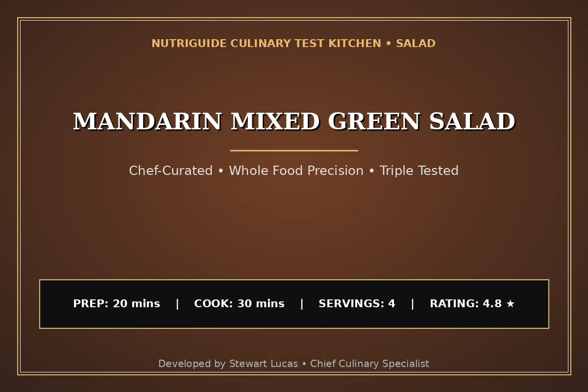 Mandarin Mixed Green Salad