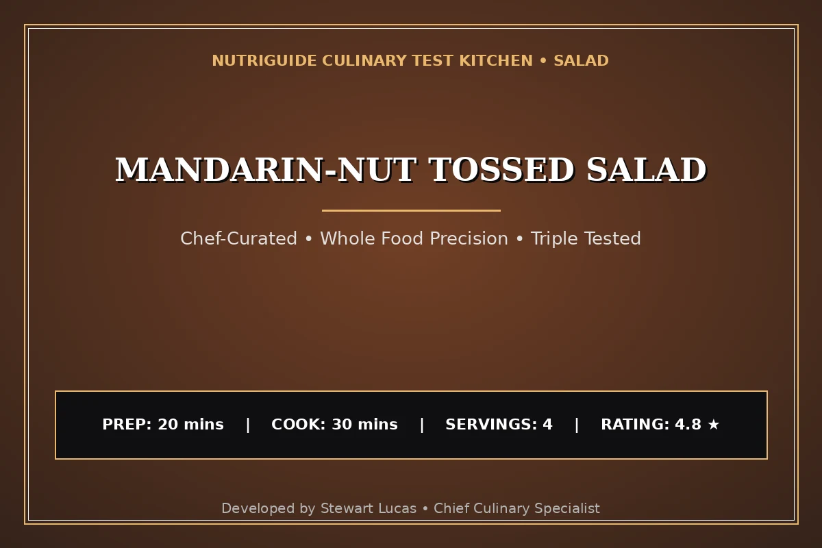 Mandarin-Nut Tossed Salad
