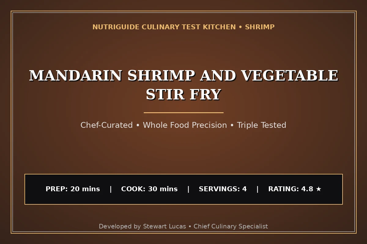 Mandarin Shrimp And Vegetable Stir Fry