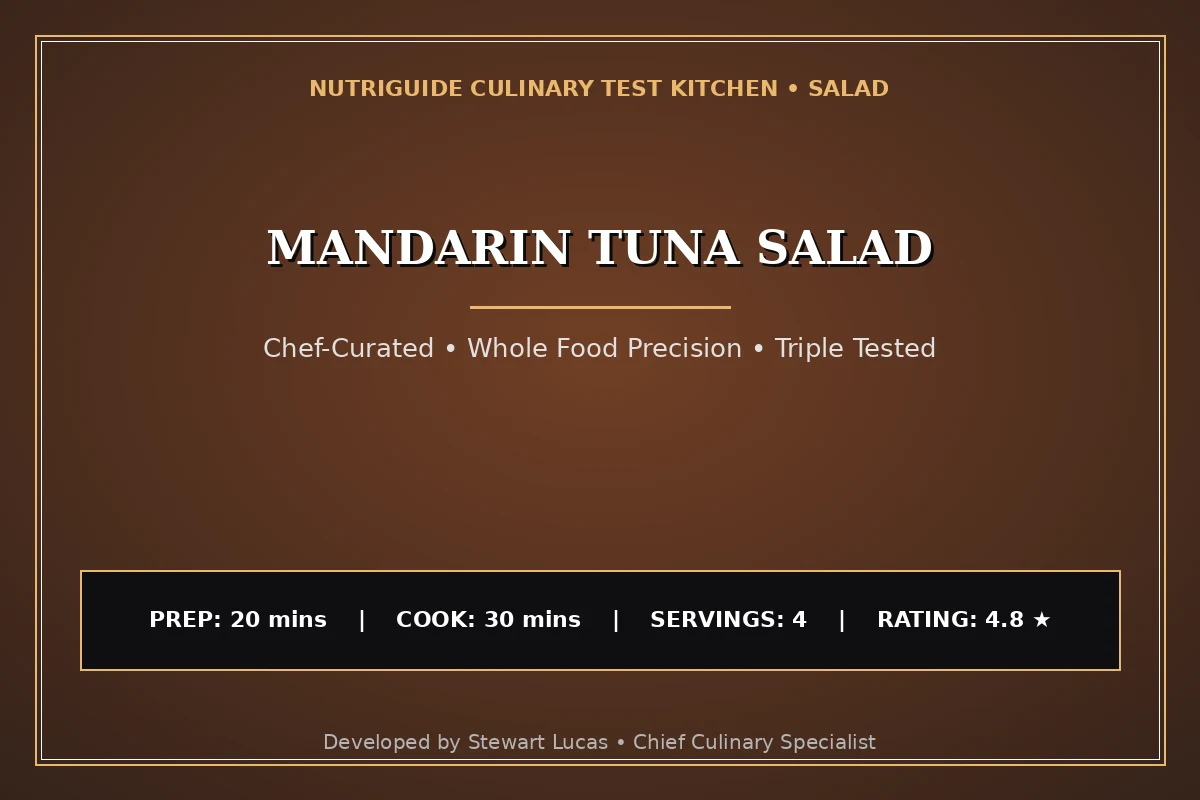 Mandarin Tuna Salad
