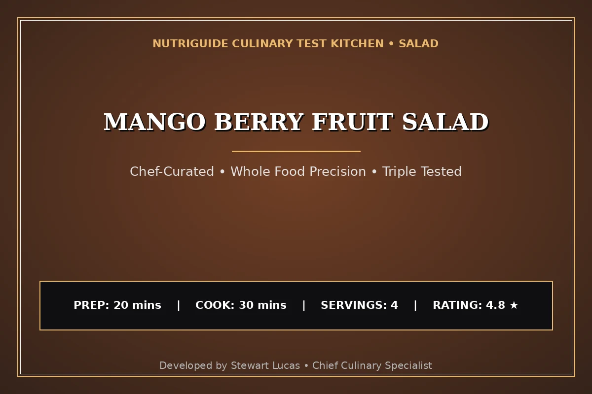Mango Berry Fruit Salad