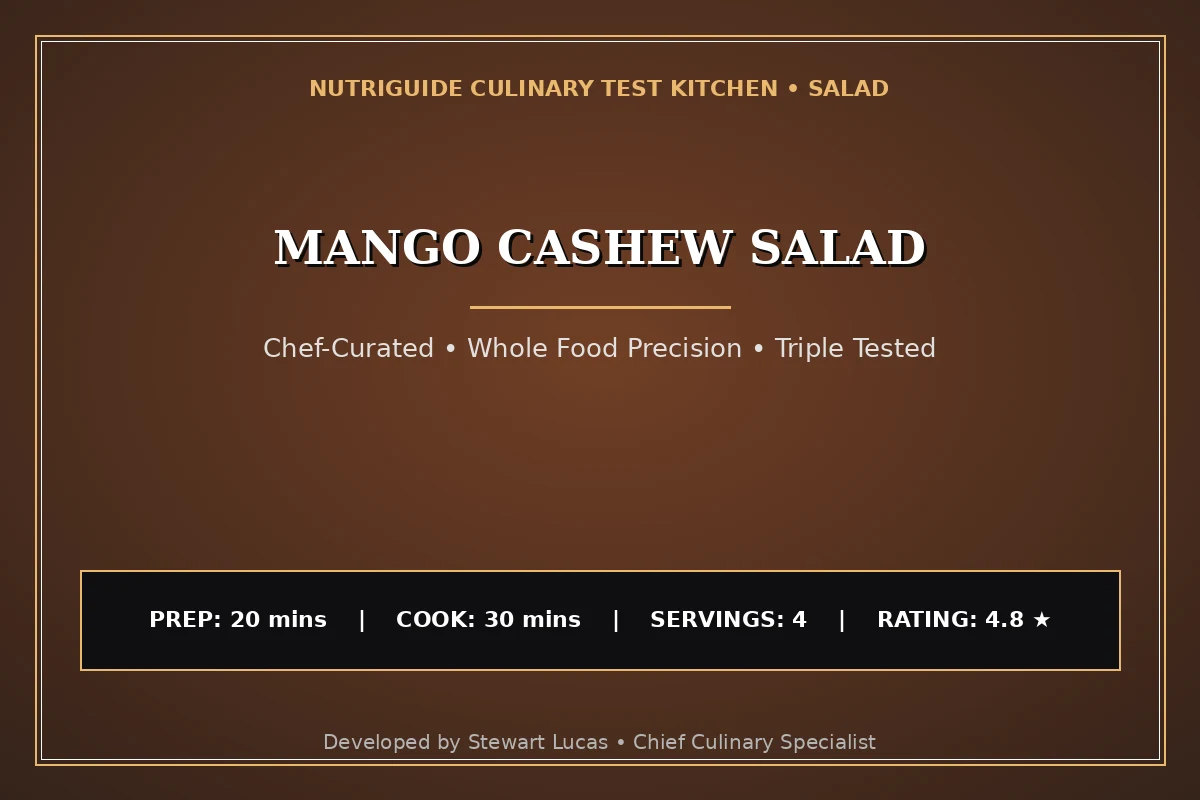 Mango Cashew Salad