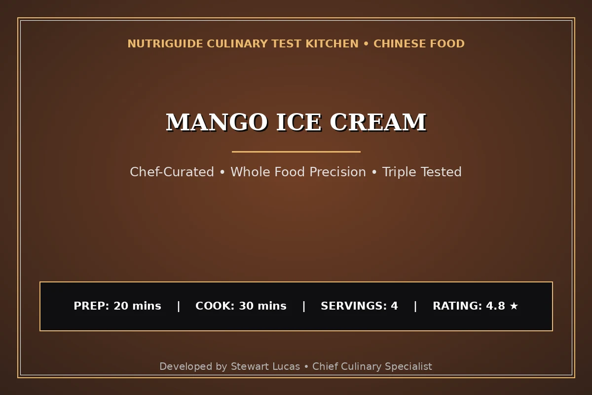 Mango Ice Cream