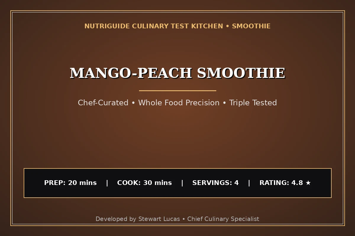 Mango-Peach Smoothie