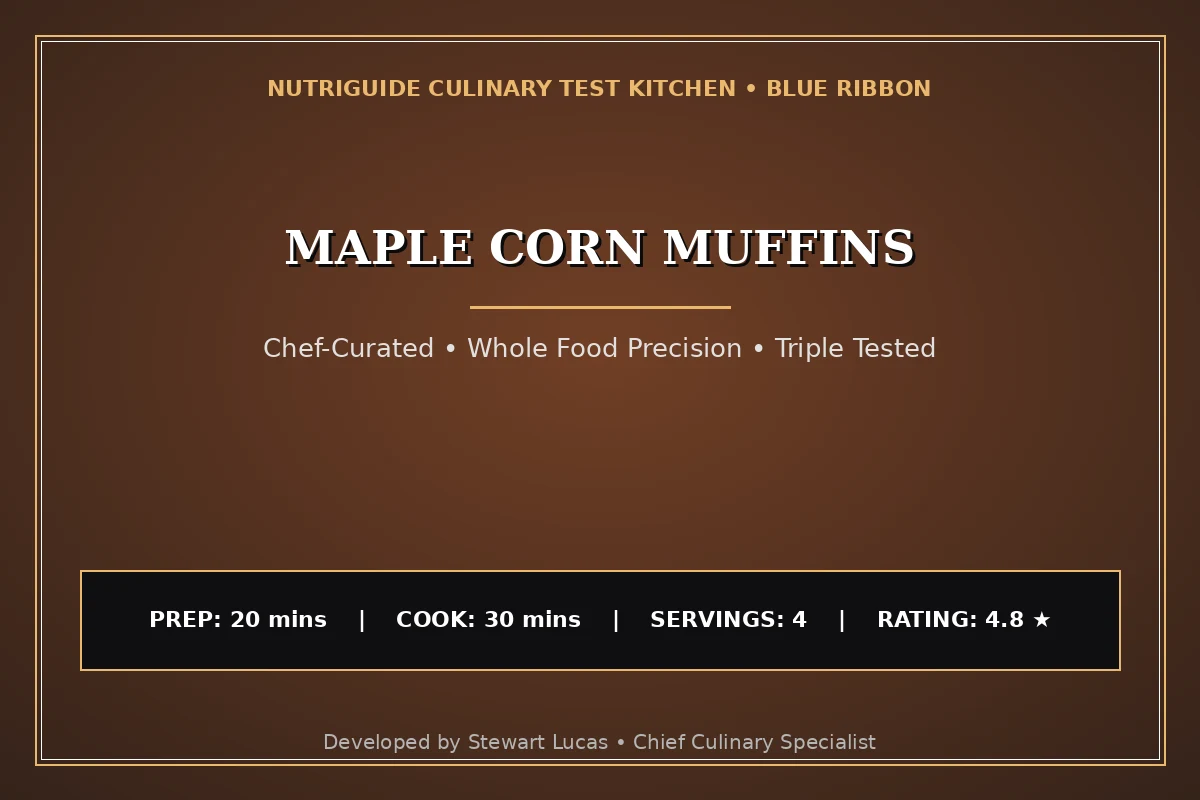 Maple Corn Muffins