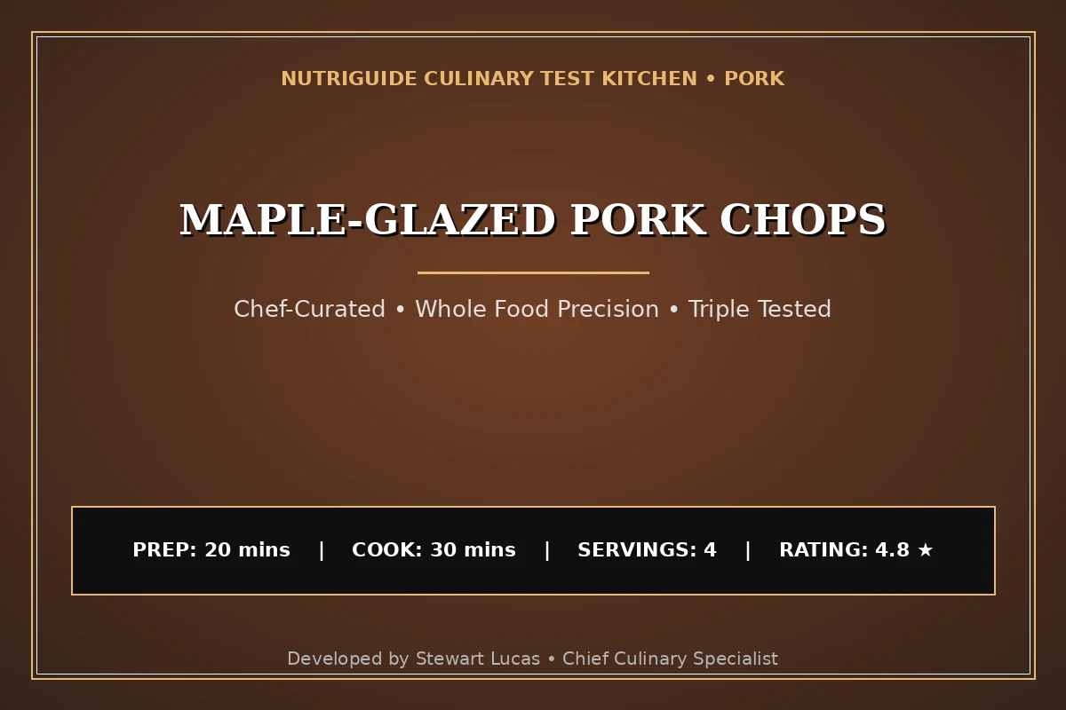 Maple-Glazed Pork Chops