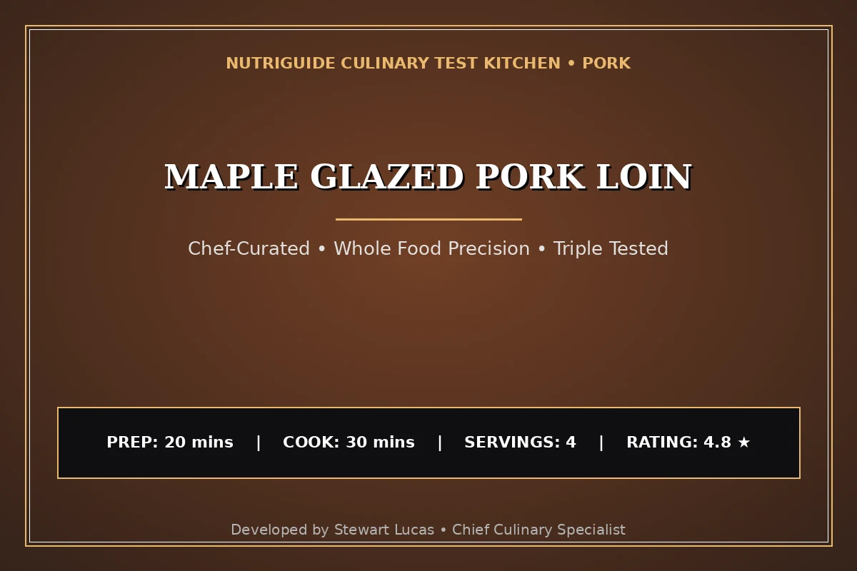Maple Glazed Pork Loin