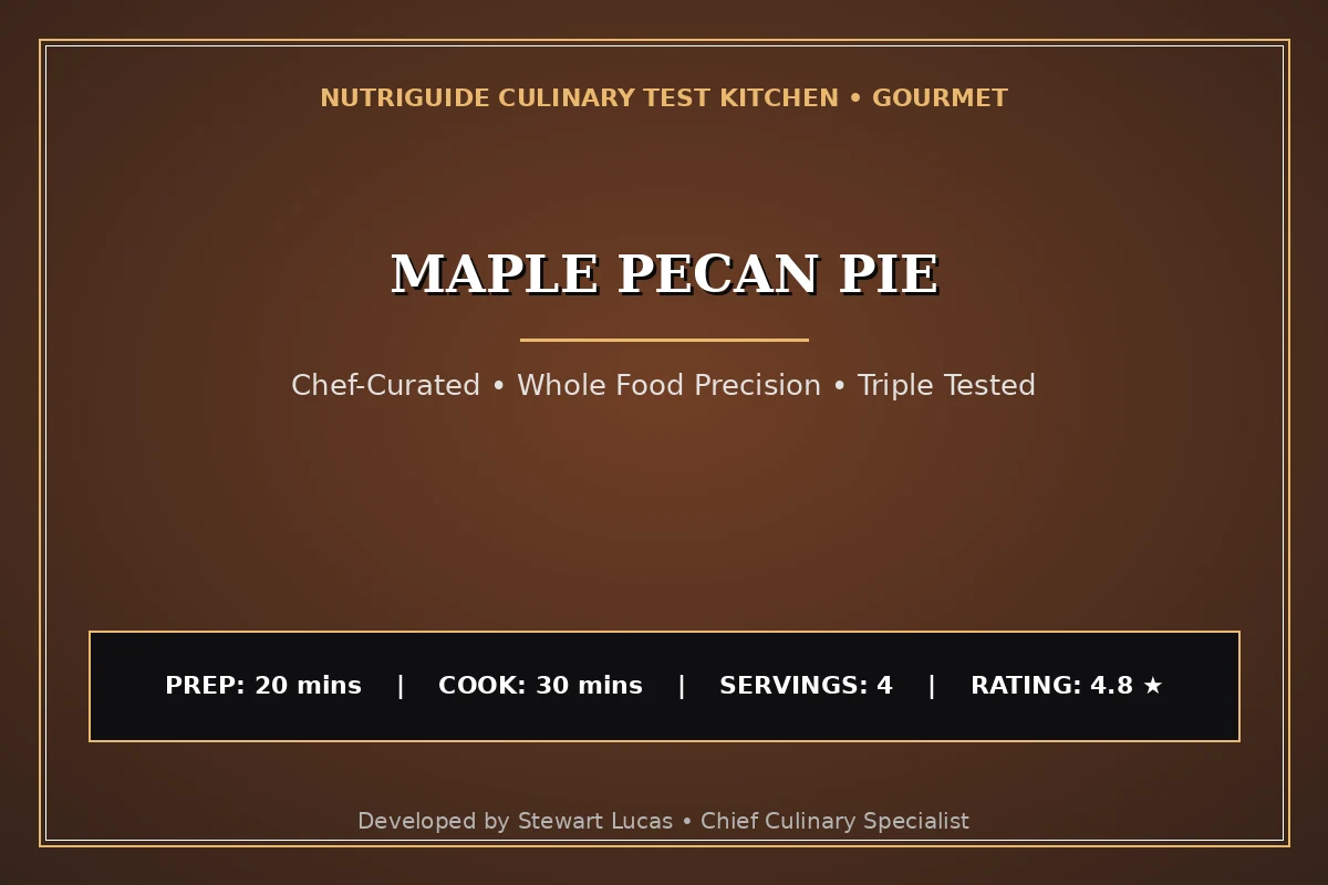 Maple Pecan Pie